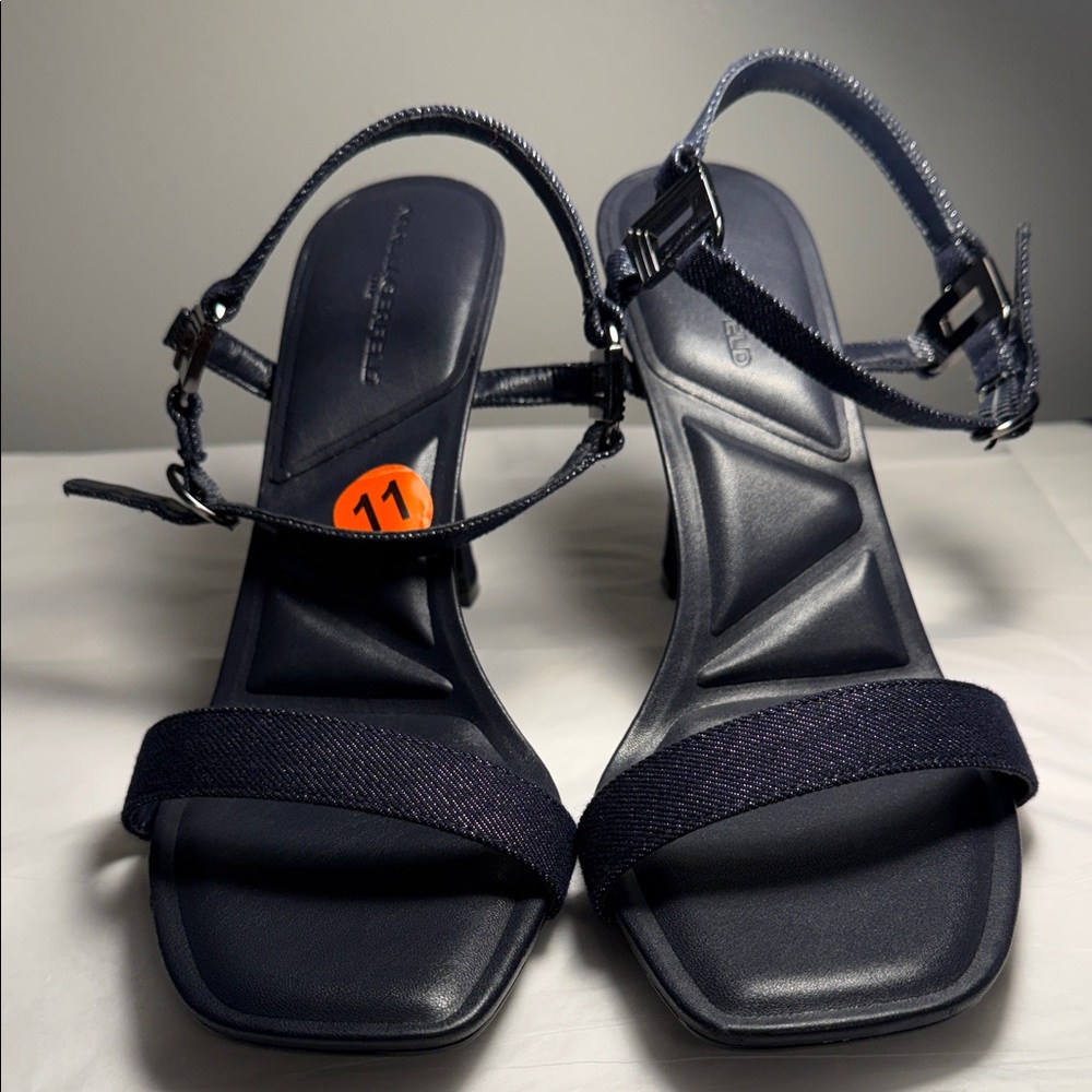 Women’s Karl Lagerfeld Elegant Navy Blue Women's Sandals size 11